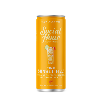 Social Hour Yuzu Sunset Fizz