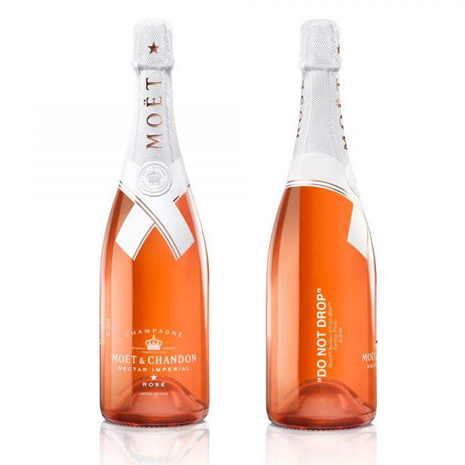 Moet & Chandon Nectar Imperial Rose Virgil Abloh Limited-Edition – Uptown  Spirits
